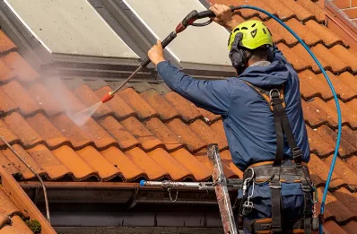 Démoussage et hydrofuge de toiture à Coulevon